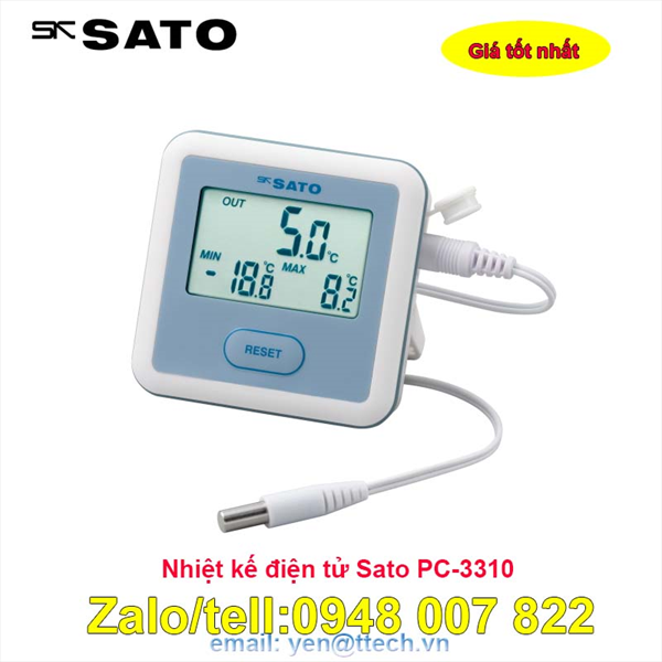 Nhiệt kế kỹ thuật số cho tủ lạnh Sato PC-3310
